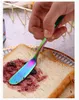 Stainless steel 304 Knives color Western food greased cheese knifes bread golden jam grinding butter knife