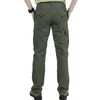 Pantalon Cargo léger à séchage rapide pour hommes, Long, imperméable, Long, sport de plein air, jogging, piste, été