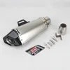 motorcycle exhaust 51mm inlet Universal yoshimura muffler for FZ1 R6 R15 R3 ZX6R ZX10 1000 CBR1000 GSXR1000 650 K7 K8 K11