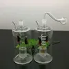 Pijpen bongs Vervaardiging Handgeblazen waterpijp Nieuwe Double Bird Disc Filter Glas Water Rook Fles