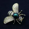 Bijoux en métal pour petits animaux, alliage d'abeille, diamants, perle, broche, breloque, bijoux féminins