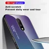 Custodia per telefono sfumata Cover in vetro temperato per OnePlus 7 7 Pro 6T 6 Xiaomi Redmi K20 Redmi7 5 Plus Mi9 Mi8 OPPO