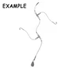 30Pcs Stainless Steel Fishing Rigs Connector T-shape Triple Rolling Swivels With Glow Beads Connector Fishing Tackle Accessory