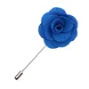 Flower Lapel Pin Rose for Wedding Handmade Boutonniere Stick Boutineers for Men 21Pcs Assorted Color