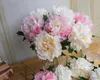 7pcs / many single artificial peony branch silk flowers for party party family wedding decoration fake flowers Diy floral wedding wall