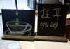 Mini Çift Taraflı Kara Tahta İşaretler Vintage Stil Ahşap Taban Standı Büfe Bar Mesaj Ekran Tabelaları Yenilik Ev Dekoratif el sanatları Rustik Wedd
