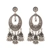 Ouro Egito Vintage Jhumka Sinos de borla brincos para mulheres Vintage Turco Tribal Jewelry Water Drop indiana