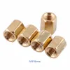 Freeshipping 100pcs / Lot * 10 Brass Standoffs M3 Hex 너트 스패너 나사 너트 나사 PCB 마더 보드 스탠드 오프 스페이서 스터드 하드웨어 도구 세트