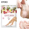 Efero Aloe Dead Skin Remover Foot Mask Exfoliating Feet Calcetines para máscaras de pelado de pedicura Humedad de piel muerta 2pcs = 1 Pair