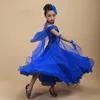 2019 Детские стандартные бальные танцы соревновательные платья вальс / танго платья детей для продажи девушки джазовые танцевальные костюмы
