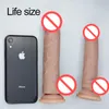 Sex massager sex massagersex massagerSkin gevoel Realistische Penis Super Enorme Grote Dildo Met Zuignap Speeltjes voor Vrouw Vrouwelijke Masturbatie Cock