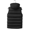 Gilet da uomo New Fashion Autunno Inverno Mens Giacca senza maniche Slim Fit Casual Gilet caldo Cappotto antivento maschile Gilet Taglia 6XL