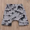Baby Pants Dinosaur Printed Boys Harem Pants 100% Cotton Girls Short Pant Cartoon Toddler Trousers Summer Baby Clothing DHW3460