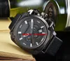 Nowy Dz7357 BAMF White Black Dial Brown skórzany pasek Chrono Quartz Men039s Watch 73576891100