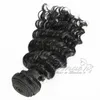 Brazilian Deep Wave Virgin Hair weft extensions 3 Bundles Lot 100% Unprocessed Cheap Human Hair Weaves Product