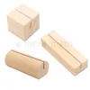 3 Styles Wood Place Card Holder Multifunction Wood Craft Menu Clip Table Number Holder For Wedding Party Decorations