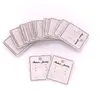 1000pcs Wedding Party Hang Tags Favor Punch Label Price Gift Cards Earring Card Jewelry Display Packaging