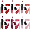 Impermeável líquido batom fosco gloss acasalar batom veludo cosméticos matiz Sexy Red lábio de longa duração lip gloss