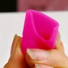 OSHIONER 5Pcs/set Nail Art Soak Off Clip Cap Silicone UV Gel Polish Remover Wrap Cleaning Varnish Tool Reusable