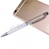 2in1 Bling Capacitive Universal Touch Screen Stylus Penne a sfera per le forniture di scrittura di tablet iPad7297267