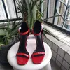 2019 Gorąca Sprzedaż Nowe Klasyczne Sandały High-Heeled Lady Buty Catwalk Klamra Gumowa podeszwa