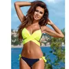 Sporlike Up Bikini 2020 크로스 스트라이프 여성 수영복 수영복 홀터 탑 인쇄 Maillot de Bain Biquini 수영복 XXL