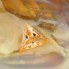 Orange loose triangle zircon 8mm*8mm cubic zircon transported in vacuum-packed oysters