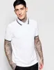 Fashion-London Perry POLO shirt 2017 new Cotton Leisure Short sleeve summer fred Polos Men's fashion lapel Brand clothes White
