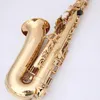 Suzuki Ny Ankomst Eb Alto Saxofon Brass Guldpläterad E Plat Alto Sax Professionellt musikinstrument med munstycke