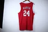 Echte foto's # 24 Marvin Barnes Spirits of St. Louis Retro Basketball Jersey Mens Stitched Custom Number Name Jerseys