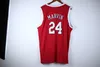 Verkliga bilder # 24 Marvin Barnes Spirits of St. Louis Retro Basketball Jersey Mens Stitched Custom Number Name Jerseys