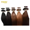 VMAE Europeia indianos 0.5g / s 100g Duplo Drawn Natural Preto Brown Loira retas Pré Bonded U Dica Raw Virgin Remy Extensões de cabelo humano