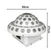 360 Degree Rotary Magic Ball LED Laser Light DMX512 Remote Control Family Party Bar DJ Stage Lighting Effect for KTV Box