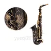 SUZUKI Alto Saxophone Eb Tune Instrument Noir Nickel Plaqué Corps Or Laque Clé Laiton Sax avec Embouchure Cas Livraison Gratuite