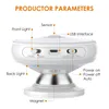 모션 센서 LED 야간 조명 USB 충전식 360도 회전 침실 계단에 대 한 보안 벽 램프 주방 화장실 조명