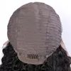 Brasilianska 13x4 spets fram mänskliga hår peruker för svarta kvinnor Remy Curly Frontal Wig 150% densitet 10-28 tum