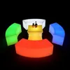 waterproof Glowing arc-shaped snake chairs combination living room sofa LED bar furniture explosion models selling bar stool