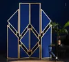 Openwork Screen Partition Folding Mobile Room Dividers Bedroom Shelter Hem Dekoration Porch Wall Chinese Office
