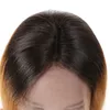 OC935 100 Human hair Lace Frontal bobo wigs 150 density Natural 1b30 color Medium long hair can be dyed DHL 19995651400005