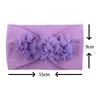 Lace Flower Hair Bow Band Accessoarer Baby Girl Kids Toddler Headband Solid Headwear Hairband Foto Props Gifts TS105