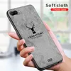 Coque de téléphone cerf, étui Texture en tissu pour Huawei P30 Pro P20 Lite Mate 20 Pro Honor V20 View 20 10 Lite 8X Max7945221