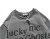 Men's Shirt LUCKY ME I SEE THE GHOSTS T-Shirt Summer Breathable Loose T-shirt For Men and Women Couple Designer Hip Hop Streetwear Tees