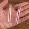 100pcs 12*60mm 4ml Mini Glass Test Tube with Cork Stopper Bottles Jars Vials Container DIY Craft