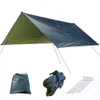 3色の防水キャンプマット3 * 3mテントの布の多機能日除けの道のピクニックマットの防水棚の庭の建物のシェードCCA11703 5pcs