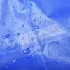 Многофункциональные высококачественные мужчины женщин дождевое пальто Светоотражающая полоска на молнии длинное плаща водонепроницаемая дождевая одежда на открытом воздухе