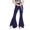 7 cores Mulheres Calças moda Flare Calças Largura Pé Bell Bottoms 2020 Novo Estilo Alto Cintura Calças