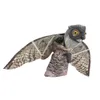 Fake Prowler Owl Decoy with Movable Wings Garden Field Lawn Protection It can be installed for protecting your garden aRepellent Bird Scarer