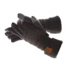 Fashion-2018 Stickning Touch Screen Glove Kapacitiva Handskar Kvinnor Vinter Varm Ullhandskar Antiskid Stickade Telefoner Glove Julklappar