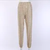 Frauen Brief Drucken Joggers Lose Beiläufige Street Fashion Khaki Hosen Frühling Herbst Harajuku Capris Femme Schweiß Hosen Sweatpant