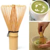Natural Bamboo Matcha Whisk Ceremony Bamboo Chasen Green Tea Whisk for Preparing Matcha Powder